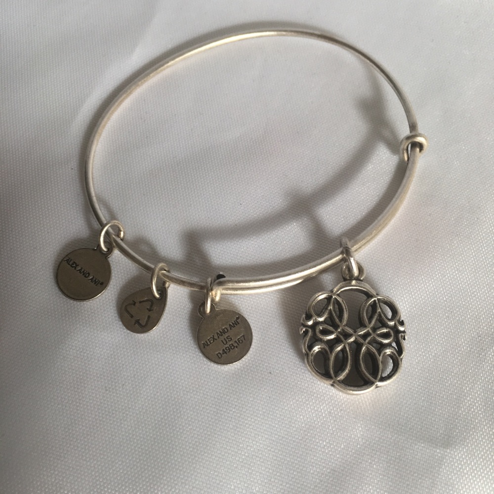 Alex and Ani “Path of Life” Charm Bangle Bracelet
